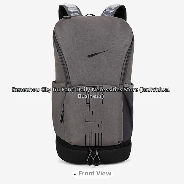 Unisex sportinė kuprinė su oro pagalvių juostomis, atspari dėvėjimui, nugaros apsauga, didelė talpa, lauko sporto veikloms