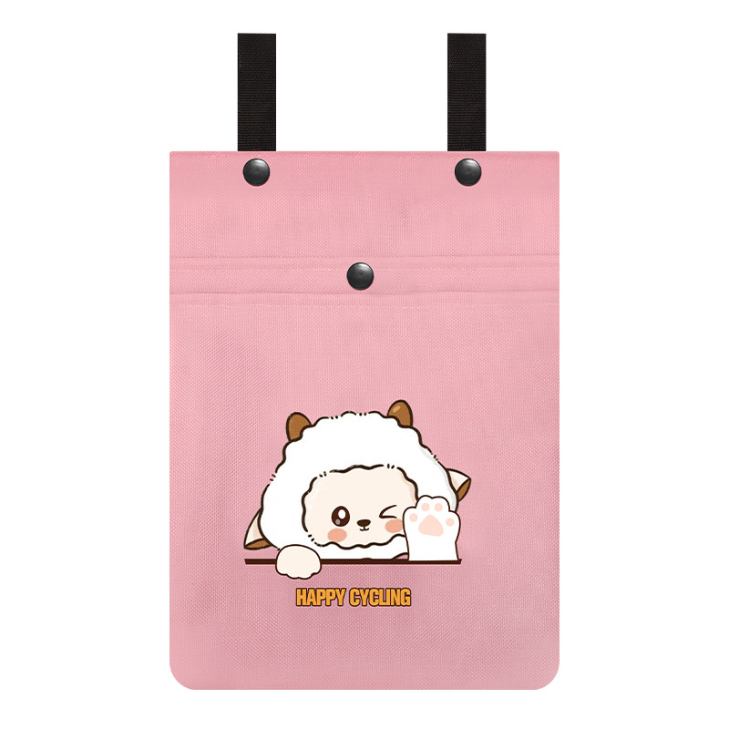 Prednja torba za bateriju za električni bicikl, poliesterska, s poklopcem