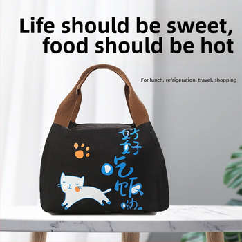 BNRU Korejas stilā termo soma pusdienām, ūdensizturīga, mūsdienīgs minimālisma stils, modelis 006