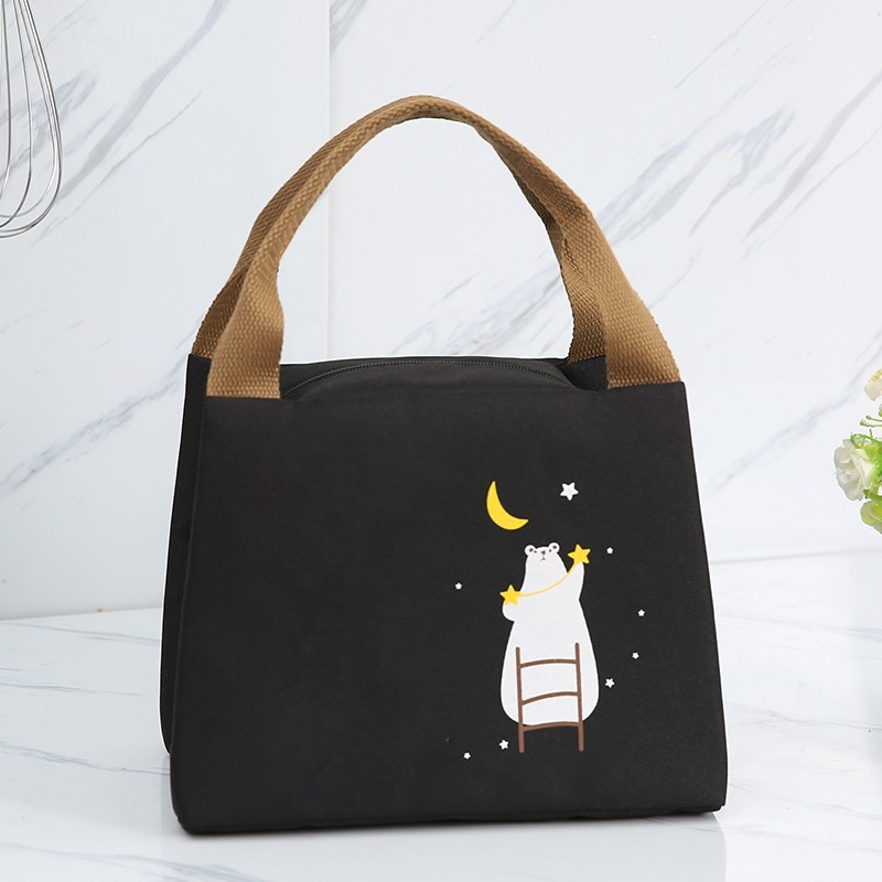 BNRU Korejas stilā termo soma pusdienām, ūdensizturīga, mūsdienīgs minimālisma stils, modelis 006