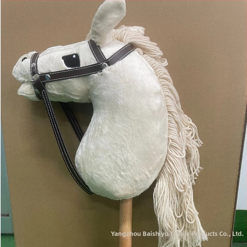 Pliisist mänguasja hobuse peaga - kohandatavate näidistega (lühikarva plüüs; PP puuvillane täidis; 14+ vanus)