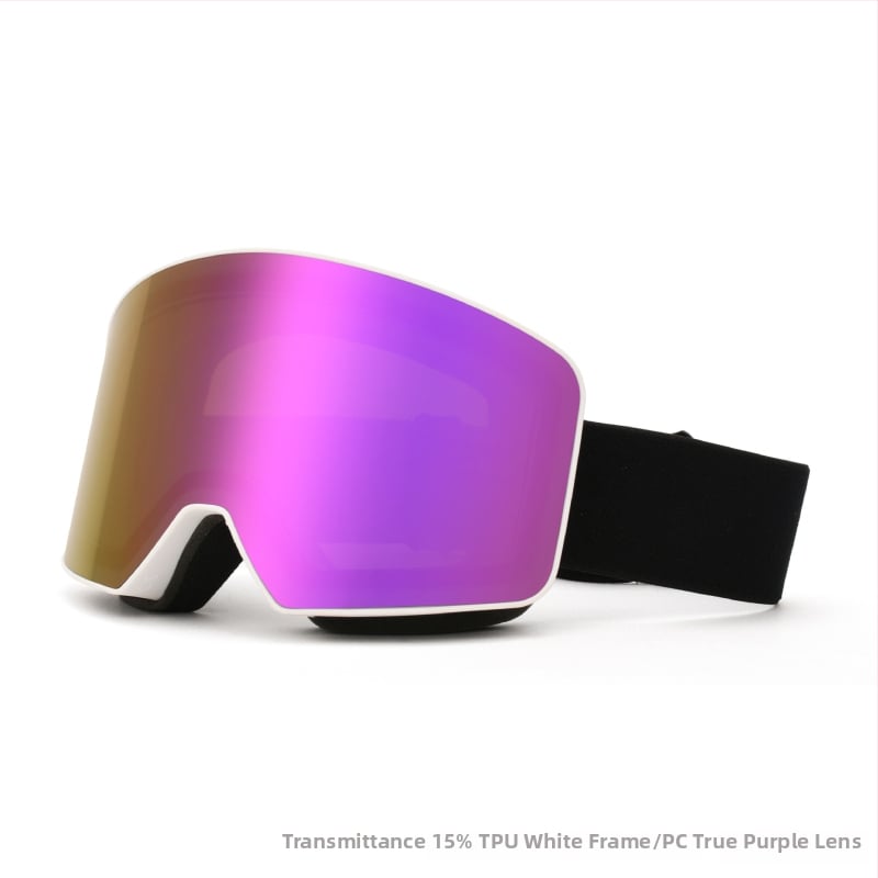 Slēpošanas brilles ar divu slāņu pret aizmigšanu, TPU rāmis, pieaugušajiem, acu aizsardzība