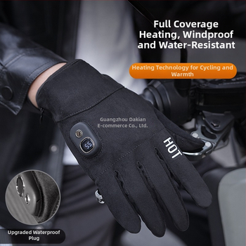 Elektriskās apkures cimdi – Uzlādējami, Flīsa materiāls, Unisex, Slēpošanai