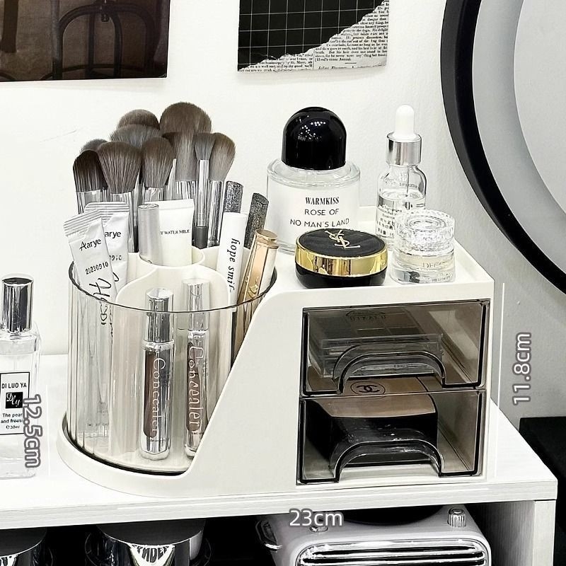 Griezā viss vienā pildspalu turētājs un rakstāmgalda organizētājs, mūsdienīgs minimālisms, liela ietilpība (Materiāli: ABS+PS+PP+HIPS; Pielāgojama; Izdots 2023; Stils: Modernā vienkāršība)