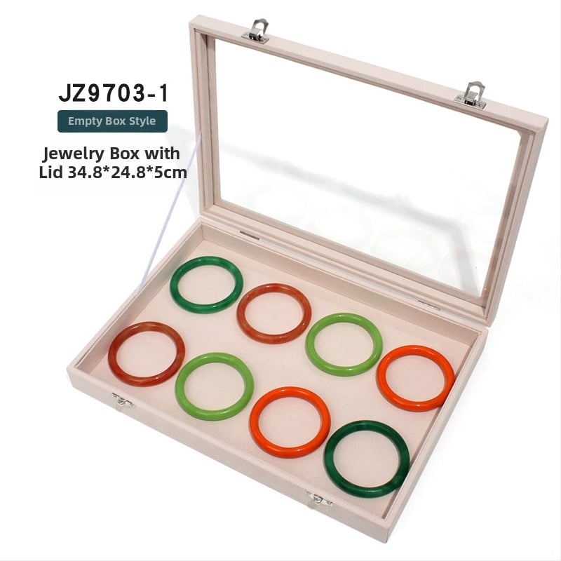 Cutie pentru bijuterii Mengluo, model JZ9703, lemn, stil coreean