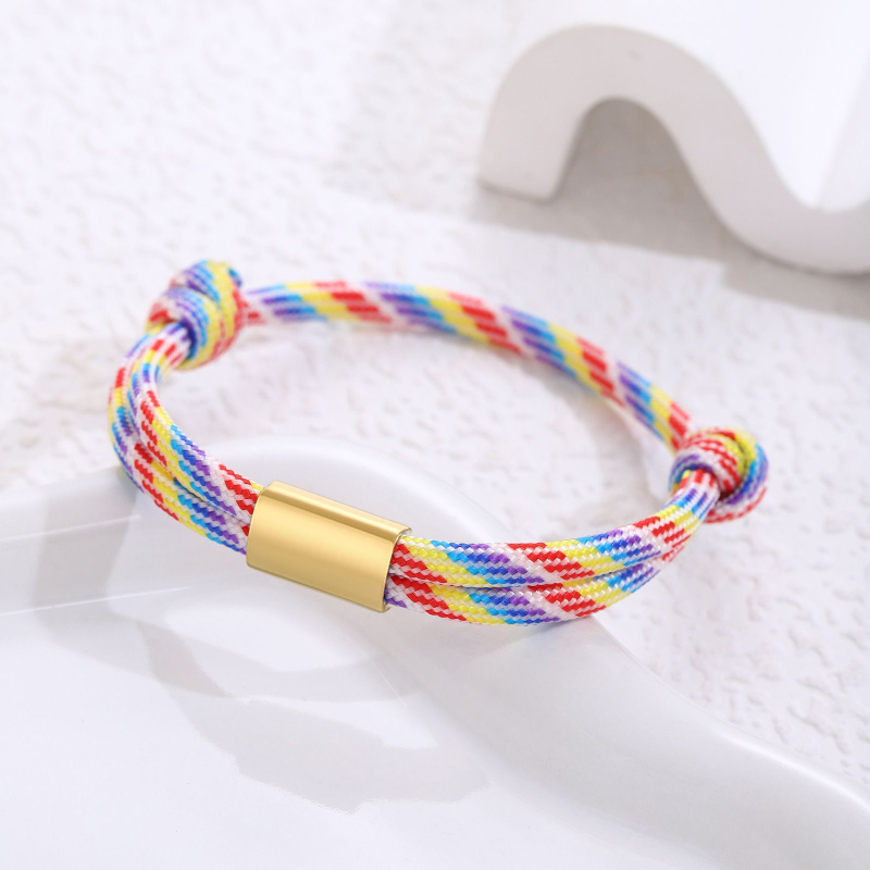 Rozsdamentes acél karkötő, uniszex, geometriai forma, márka Wzysy, lézergravírozás