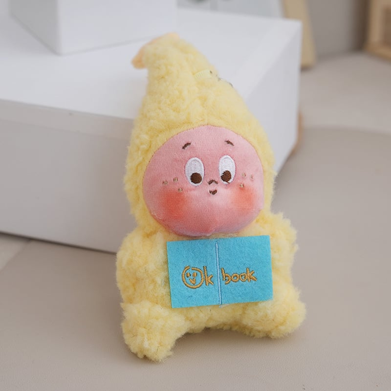 Pliušš täht ripats võtmehoidja, PP puuvillane täidis, peen veluur, 7–14 aastat, kohandatud näidised