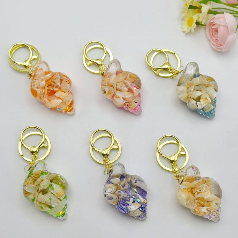 Sea Snail Keychain, akrilas, animacinio stiliaus
