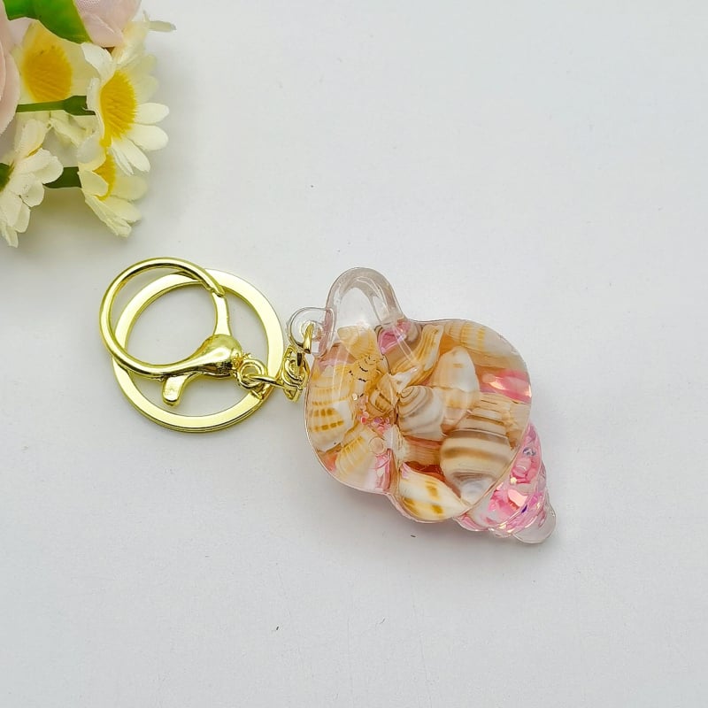 Sea Snail Keychain, akrilas, animacinio stiliaus