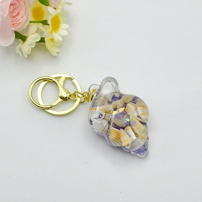 Sea Snail Keychain, akrilas, animacinio stiliaus