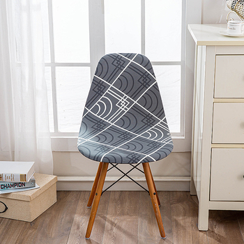 Elastīgā krēsla pārvalka biroja krēslam, poliesteru šķiedra, pastorālais stils, viesnīcas dizains