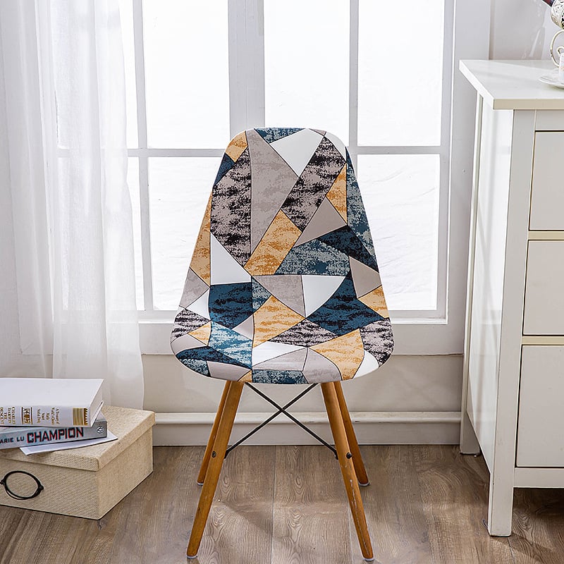 Elastīgā krēsla pārvalka biroja krēslam, poliesteru šķiedra, pastorālais stils, viesnīcas dizains