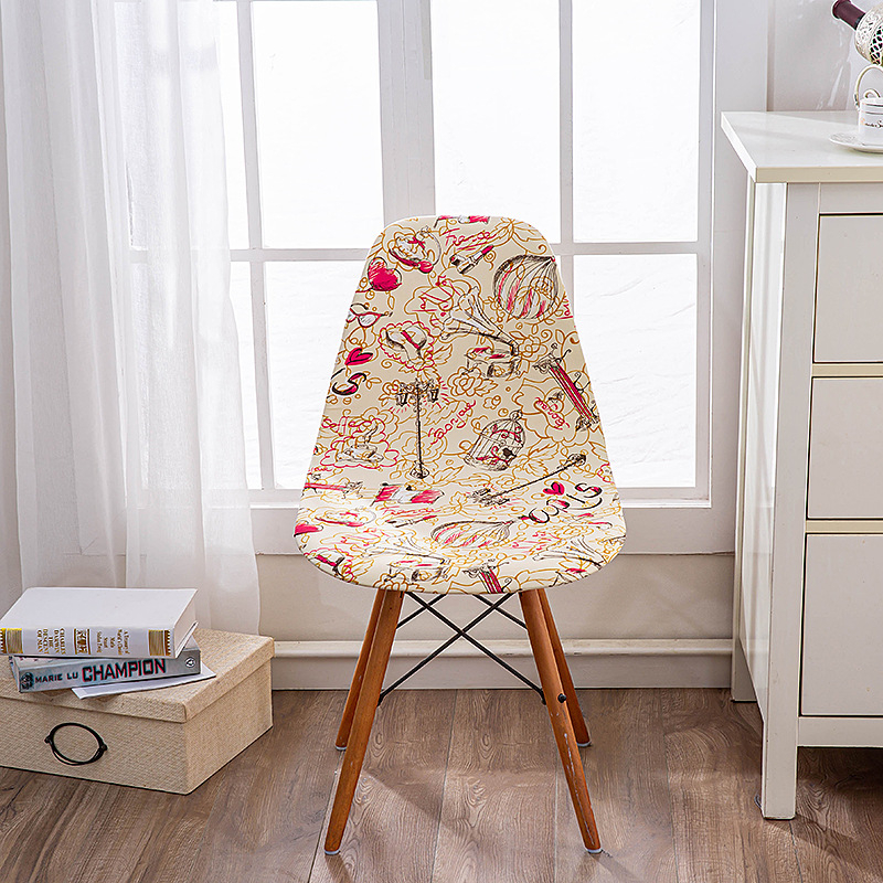 Elastīgā krēsla pārvalka biroja krēslam, poliesteru šķiedra, pastorālais stils, viesnīcas dizains