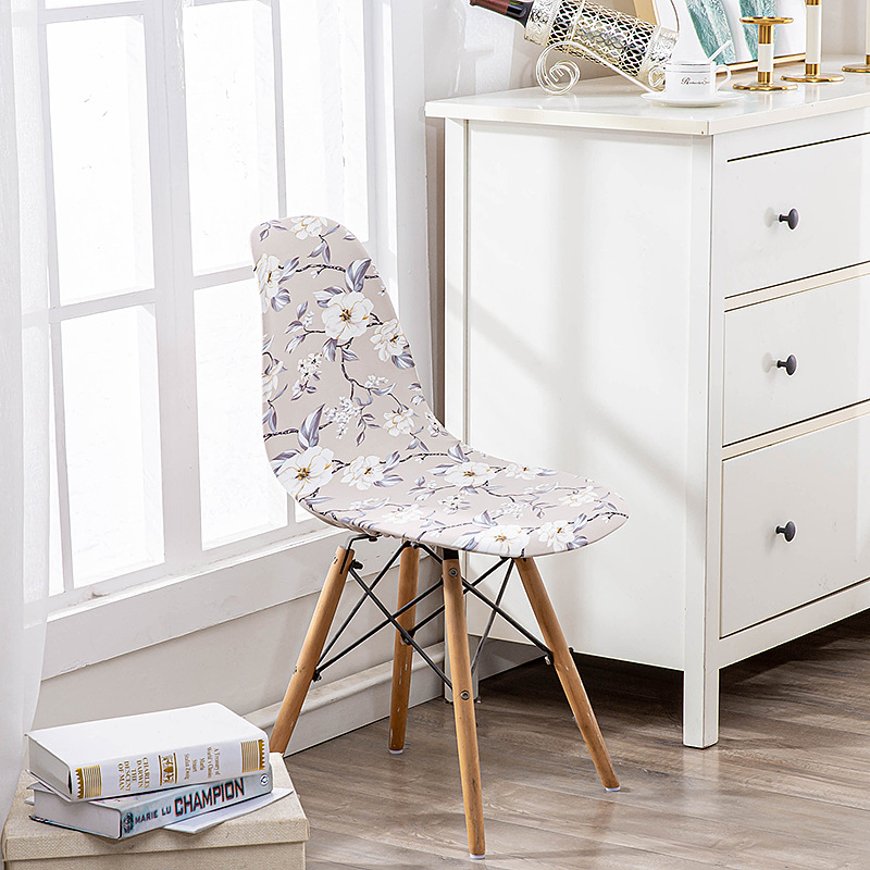 Elastīgā krēsla pārvalka biroja krēslam, poliesteru šķiedra, pastorālais stils, viesnīcas dizains