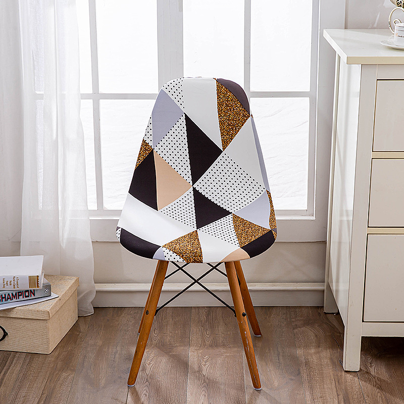 Elastīgā krēsla pārvalka biroja krēslam, poliesteru šķiedra, pastorālais stils, viesnīcas dizains