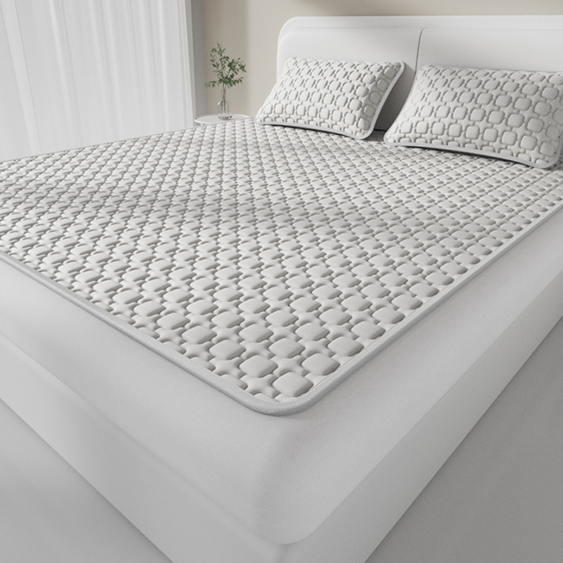 Trīsdaļīgs lateksa dzesējošs matrača komplekts – dabīgais latekss 80–90%, Ice Silk Cooling, mazgāšana veļas mašīnā