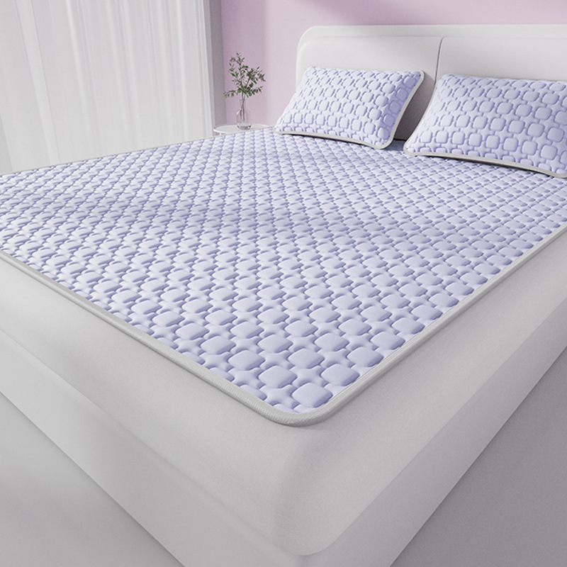 Trīsdaļīgs lateksa dzesējošs matrača komplekts – dabīgais latekss 80–90%, Ice Silk Cooling, mazgāšana veļas mašīnā