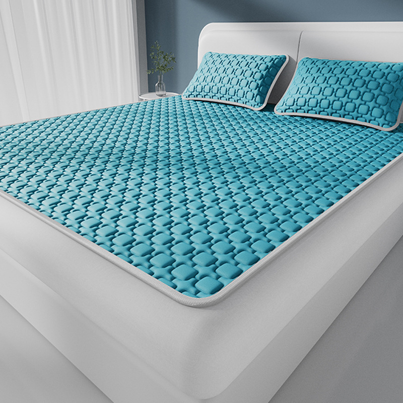 Trīsdaļīgs lateksa dzesējošs matrača komplekts – dabīgais latekss 80–90%, Ice Silk Cooling, mazgāšana veļas mašīnā