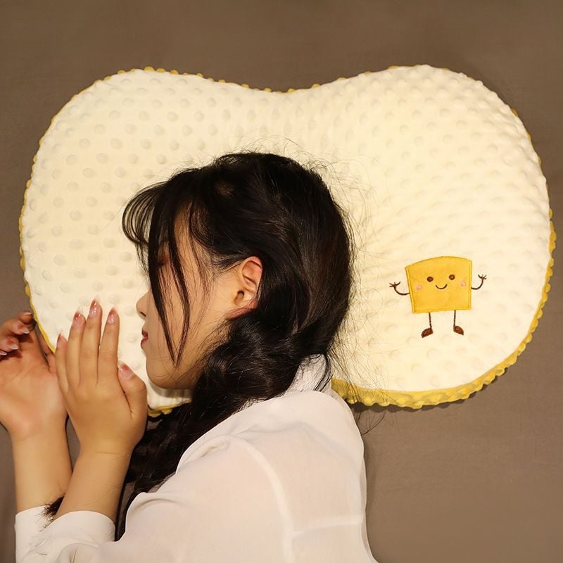 Atmiņas putu spilvens ar lateksa kodolu, konfektes formas, kodola augstums 1–5 cm