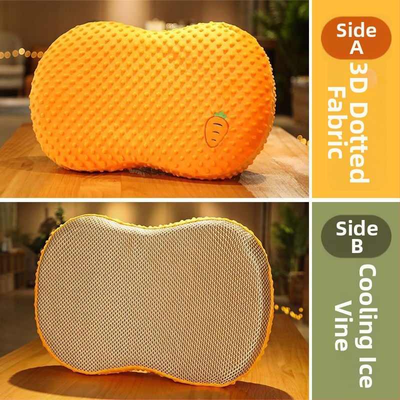 Atmiņas putu spilvens ar lateksa kodolu, konfektes formas, kodola augstums 1–5 cm