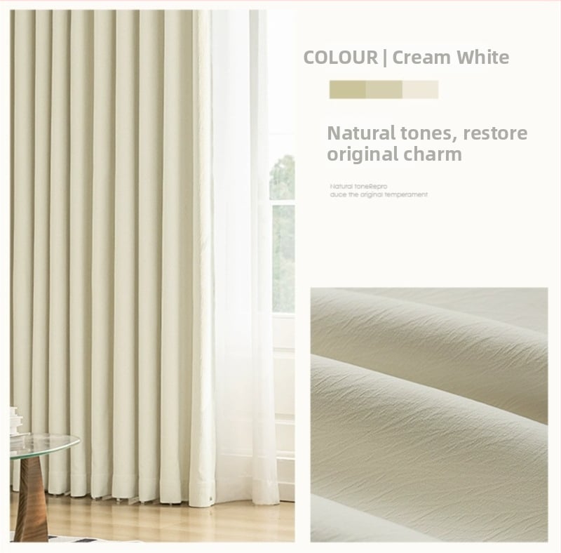 Chenille függöny jacquard szövésű, Magas árnyékolás 71–90%, Light Luxury stílus, nappali és hálószoba számára