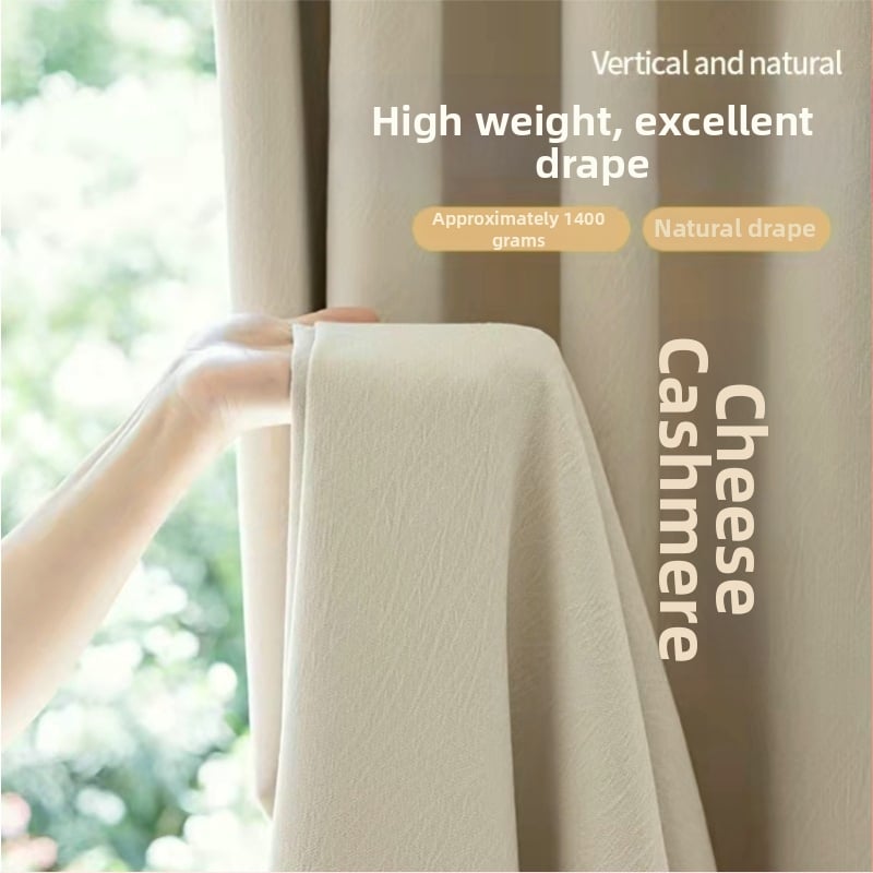 Chenille aizkari ar džakarda audumu, augsta noslēguma pakāpe 71–90%, Gaismas luksusa stils, dzīvojamajai istabai un guļamistabai