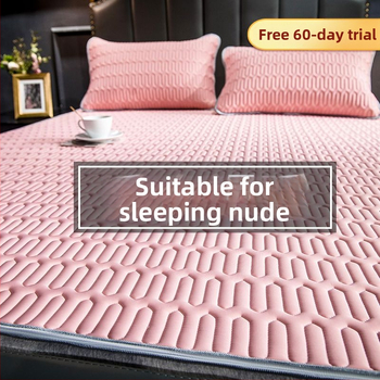 Dabīgs lateksa dzesējošais paklājiņš, trīs gabalu komplekts, ledus-silkas virsma, mājas un studentu kopmītnēs, drukāta šūšana, lateksa saturs <70%