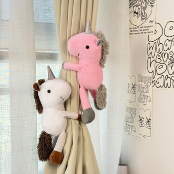 Aizkaru turētāji – pāris pūkainu dzīvnieku figūriņas, mazā pele, bērnu istabai, materiāls: zīds, stils: universāls