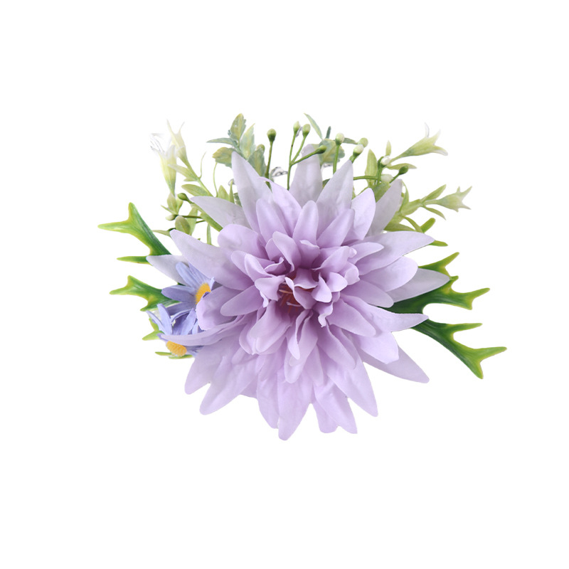 Aizkariem saitīte ar mākslīgiem ziediem — Ming Shi, Materiāls: Mākslīgie ziedi, Stils: Mūsdienīgs minimālisms, Pielāgojams