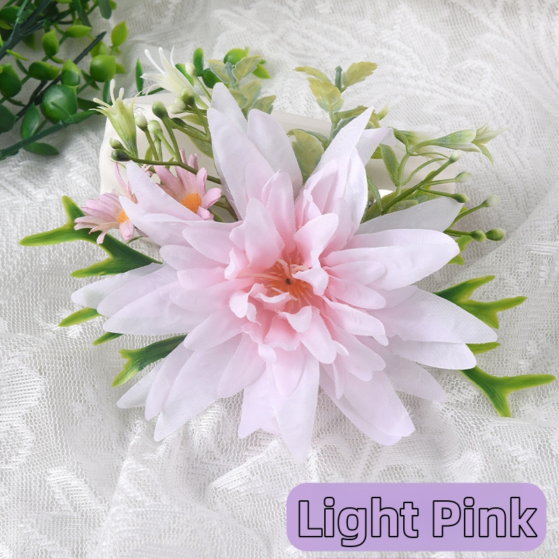 Aizkariem saitīte ar mākslīgiem ziediem — Ming Shi, Materiāls: Mākslīgie ziedi, Stils: Mūsdienīgs minimālisms, Pielāgojams