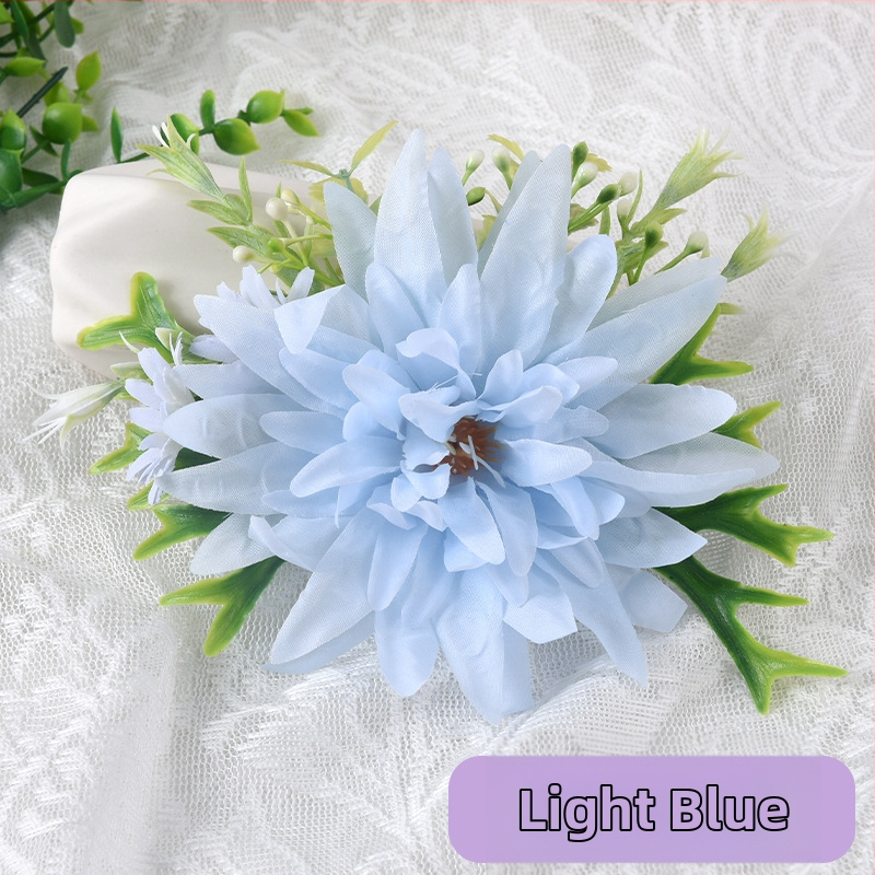 Aizkariem saitīte ar mākslīgiem ziediem — Ming Shi, Materiāls: Mākslīgie ziedi, Stils: Mūsdienīgs minimālisms, Pielāgojams