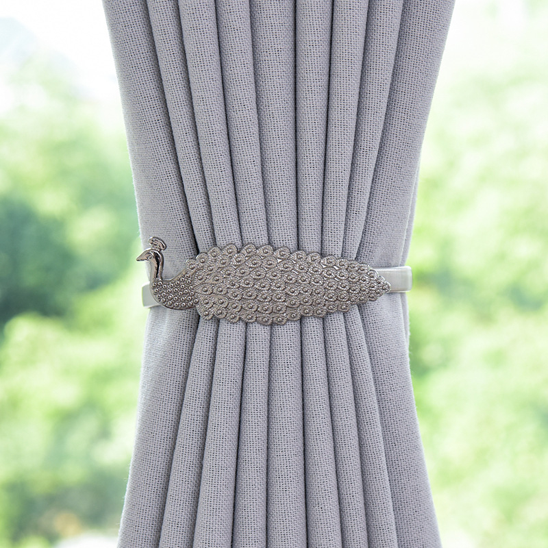 Aizkaru josta ar metāla lapu ornamentu – leģeris, mūsdienīgs minimālisma stils, aksesuārs pakarināšanai gredieniem