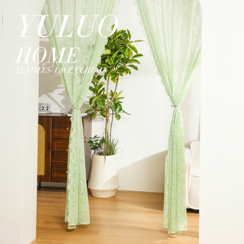 Mežģīņu tīkla aizkars, poliesters, franču stils, mežģīņu izstrāde, caurules, āķi, urbšana, 100% poliesters