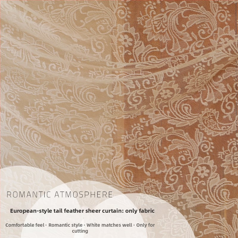 Mežģīņu tīkla aizkars, poliesters, franču stils, mežģīņu izstrāde, caurules, āķi, urbšana, 100% poliesters