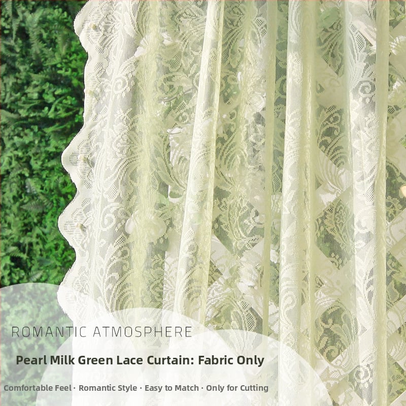 Mežģīņu tīkla aizkars, poliesters, franču stils, mežģīņu izstrāde, caurules, āķi, urbšana, 100% poliesters