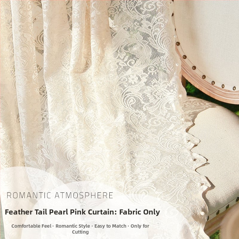 Mežģīņu tīkla aizkars, poliesters, franču stils, mežģīņu izstrāde, caurules, āķi, urbšana, 100% poliesters