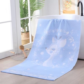 Moo Ručnik za kupanje i plažu od 100% pamuka, Jacquard, 400–500 g, pređa 32