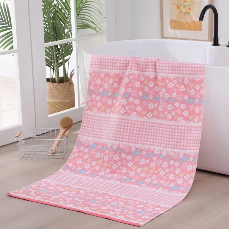 Moo Ručnik za kupanje i plažu od 100% pamuka, Jacquard, 400–500 g, pređa 32
