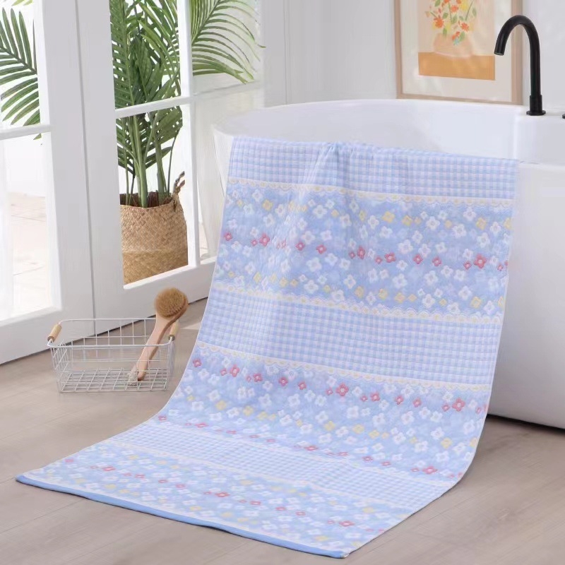Moo Ručnik za kupanje i plažu od 100% pamuka, Jacquard, 400–500 g, pređa 32