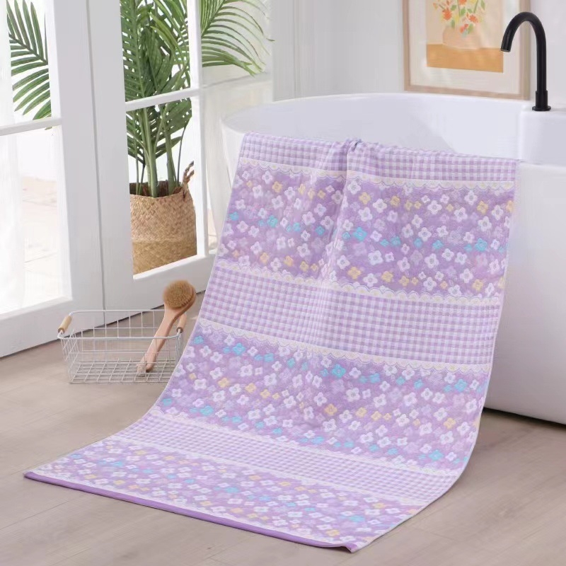 Moo Ručnik za kupanje i plažu od 100% pamuka, Jacquard, 400–500 g, pređa 32