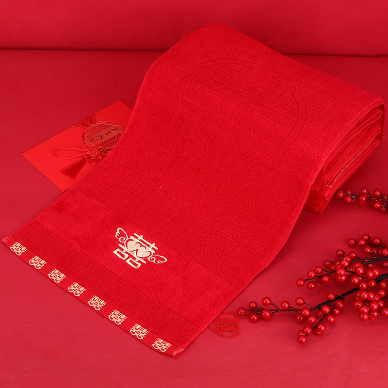 Veido rankšluostis, 100% medvilnė, 100 g, siuvinėjimas ir džakardas, kinų stilius