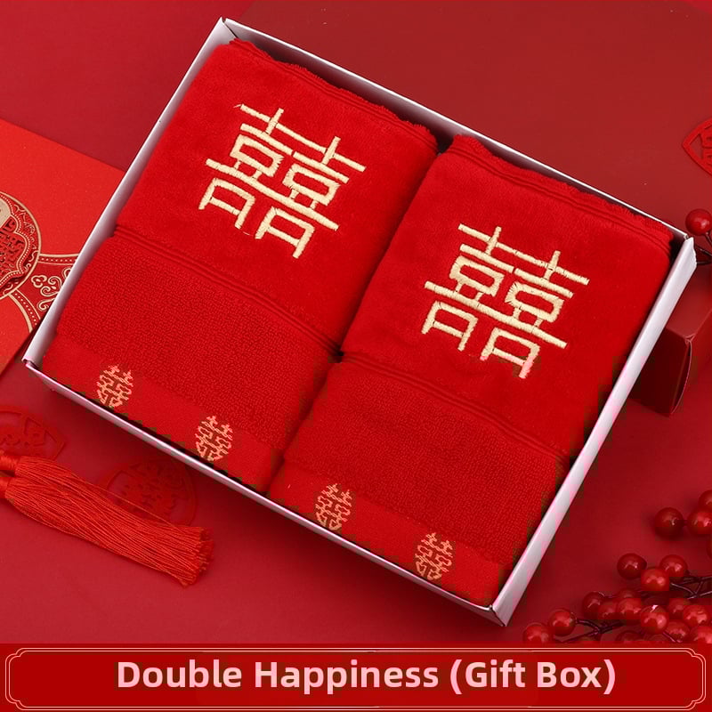 Veido rankšluostis, 100% medvilnė, 100 g, siuvinėjimas ir džakardas, kinų stilius