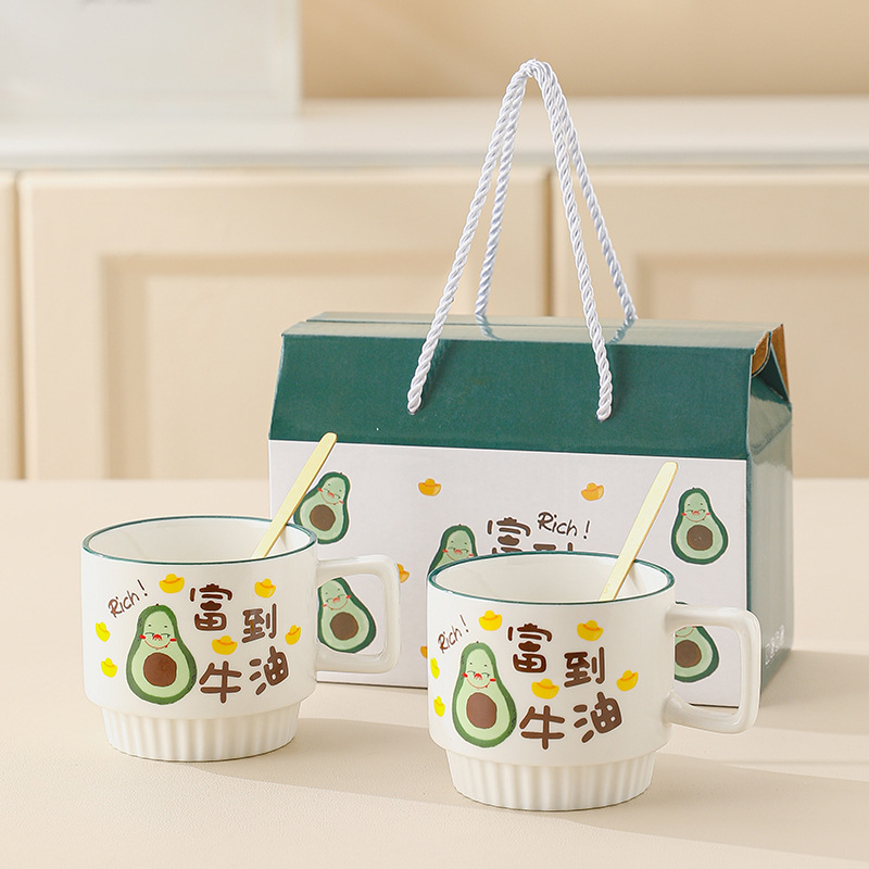 Kausa komplekts dāvanas kastē – keramikas krūze ar logotipu, porcelāns, mikroviļņu drošs, 3 gab., UCOROOM