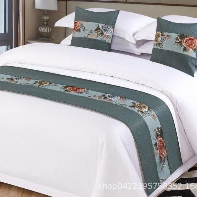 Szállodai asztali zászló – geometriai absztrakció, acetát szál, modern minimalizmus, Guangzhou Zhongling