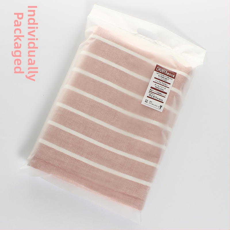 Uterák do kúpeľne z gázy, bavlnený jacquard, priadza spletená, 350 g, s logom