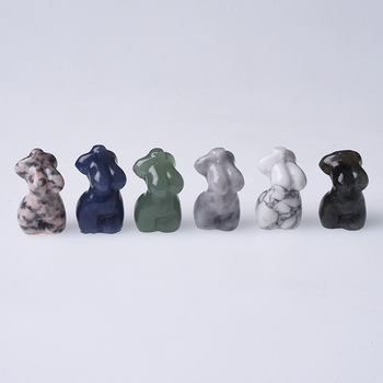 Kristalna figurica, karakterna statua, približno 150 g, moderni minimalistički stil