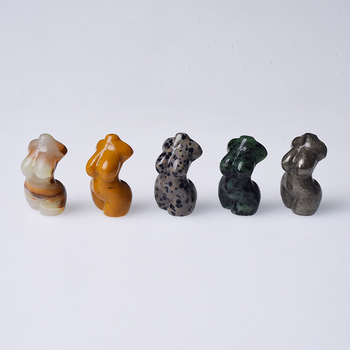 Kristalna figurica, karakterna statua, približno 150 g, moderni minimalistički stil