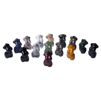 Kristalna figurica, karakterna statua, približno 150 g, moderni minimalistički stil