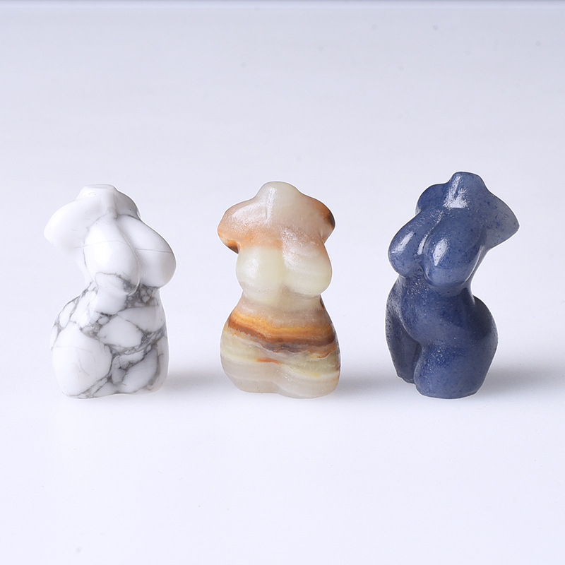 Kristalna figurica, karakterna statua, približno 150 g, moderni minimalistički stil