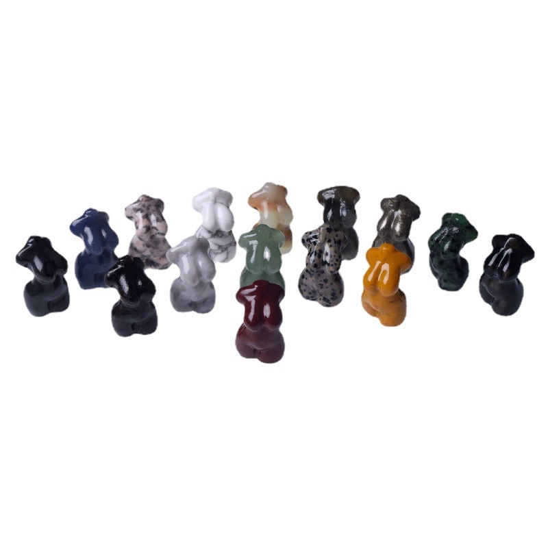 Kristalna figurica, karakterna statua, približno 150 g, moderni minimalistički stil